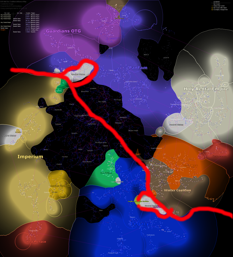 Illustration for article titled EVE Online Alliances Are Positioning For A Massive War